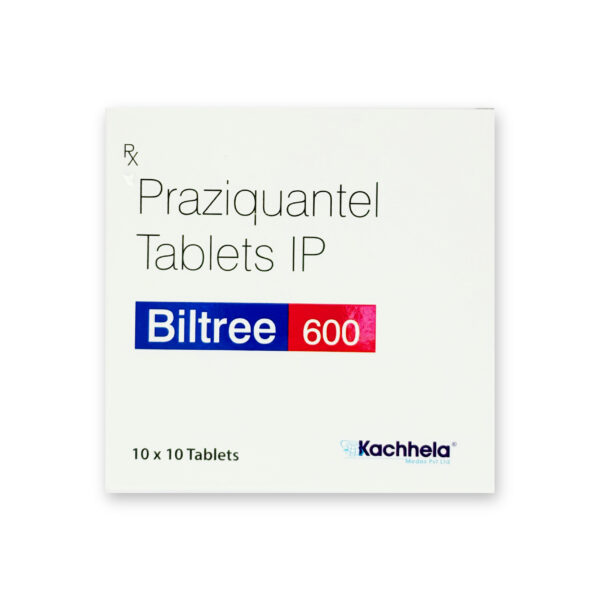 Praziquantel 600mg (Biltree 600) Tablets