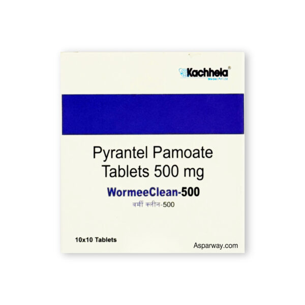 Pyrantel Pamoate Tablets 500 mg (WormeeClean - 500)