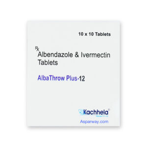 Albendzole 400mg + Ivermectin 12mg Tablet (AlbaThrow Plus - 12mg)
